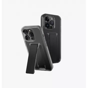 UNIQ Heldro Mount with Stand Case, skirta Apple iPhone 15 Pro Max 6.7 colio - Vapour Smoke