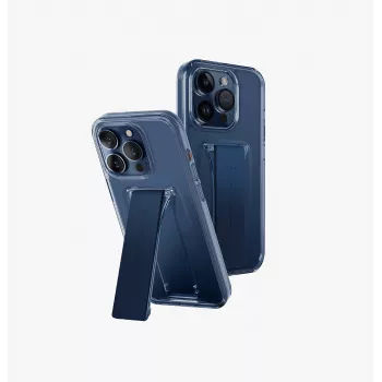 UNIQ Heldro Mount with Stand Case, skirta iPhone 15 Pro Max 6,7 colio, Ultramarine Deep Blue