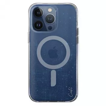 UNIQ Coehl Lumino Dėklas, skirta iPhone 15 Pro Max 6.7 colio, magnetinis įkrovimas, Prūsijos mėlyna