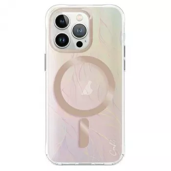 UNIQ Coehl Willow iPhone 15 Pro Max 6.7 inch Magnetic Charging Case Opal/Iridescent