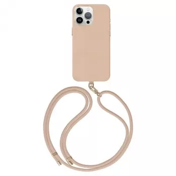 UNIQ Coehl Muse Magnetic Charging Case for Apple iPhone 15 Pro Max 6.7 inch - Dusty Nude