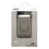 UNIQ Flixa Magnetinė Kortelių Piniginė su Pėdeliu Pilkai Pilka MagSafe