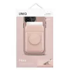 UNIQ Flixa Magnetinė Kortelių Piniginė su Pėdėle Blush Pink MagSafe