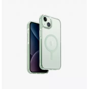 UNIQ Combat Case, skirta iPhone 15 Plus / 14 Plus 6.7 colio, su Maglick įkrovimu, Cool Mint