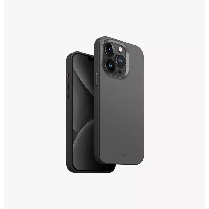 UNIQ Lyden DS Magclick Dėklas su Įkrovimu, Skirtas iPhone 15 Pro Max 6.7 colio, WASHED BLUE-BLACK