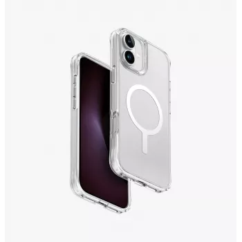 UNIQ LifePro Xtreme Case for iPhone 16 Plus 6.7 inch MagClick Charging Frost Clear