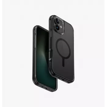UNIQ Combat Case, skirta iPhone 16 Plus 6.7 colio, Magclick įkrovimas, anglies juoda