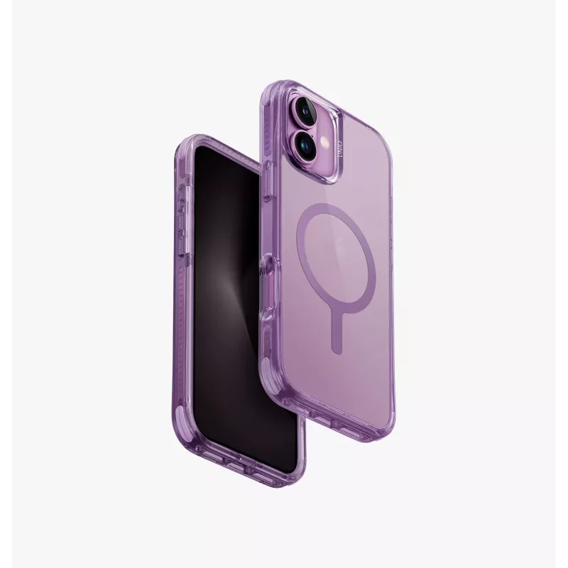 UNIQ Combat Case, skirta iPhone 16 Plus 6.7 colio, Magclick įkrovimas, anglies juoda