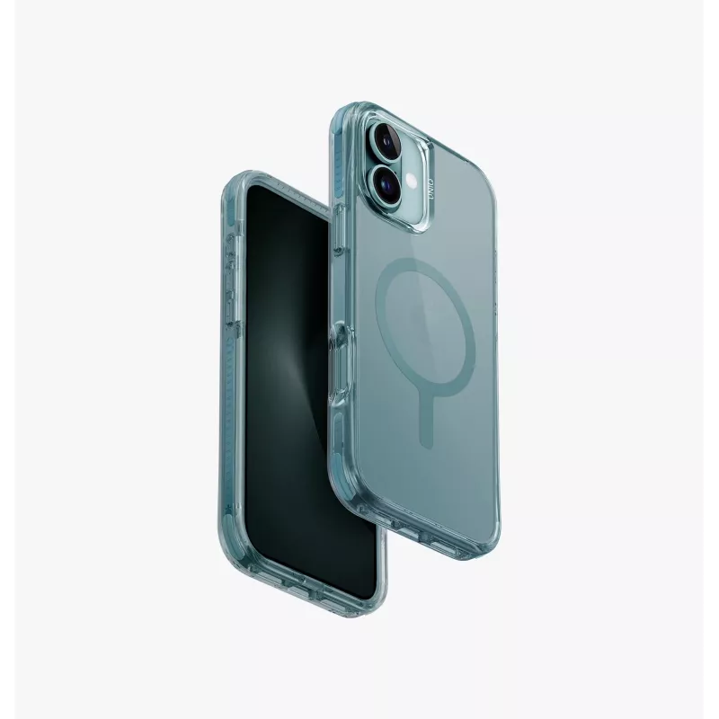 UNIQ Combat Case, skirta iPhone 16 Plus 6.7 colio, Magclick įkrovimas, anglies juoda