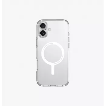 UNIQ Clario Dėklas iPhone 16 Plus 6,7 colio Magclick Įkrovimui Skaidrus