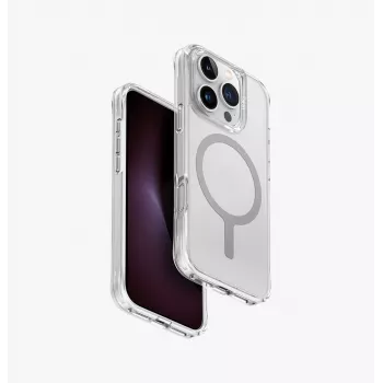 UNIQ LifePro Xtreme MagClick Dėklas, skirtas iPhone 16 Pro 6.3 colio, Rūkytai pilka
