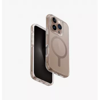 UNIQ Combat Case, skirta iPhone 16 Pro 6,3 colio, MagClick įkrovimui, Taupe Gold