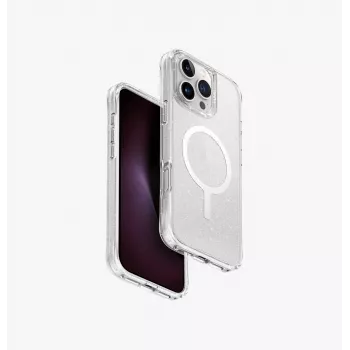 UNIQ LifePro Xtreme Dėklas iPhone 16 Pro Max 6.9 col. MagClick Įkrovimas Skaidrus/Blizgučiai Lucent