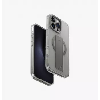 UNIQ Heldro Max MagClick Įkrovimo Dėklas, skirtas iPhone 16 Pro Max 6.9 colio, Juodas / Vapour Smoke