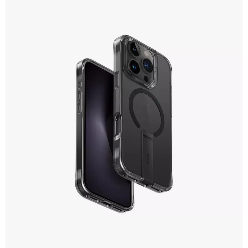 UNIQ Eleva su Vertica Stovu Dėklas, skirtas Apple iPhone 16 Pro 6.3 colio, Skaidrus