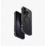 UNIQ Eleva su Vertica Stovu Dėklas, skirtas iPhone 16 Pro 6,3 colio, anglies juodos spalvos