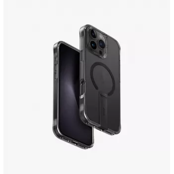 UNIQ Eleva su Vertica stovu dėklas, skirtas iPhone 16 Pro Max 6.9, skaidrus