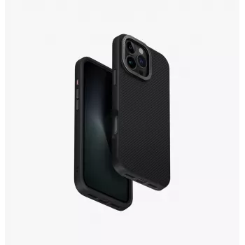 UNIQ Keva Max Magclick Charging Case, iPhone 16 Pro Max 6.9 inch, anglies juoda