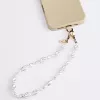 UNIQ Coehl Perla Hand Strap Universal Phone Lanyard for Wrist, White Pearl