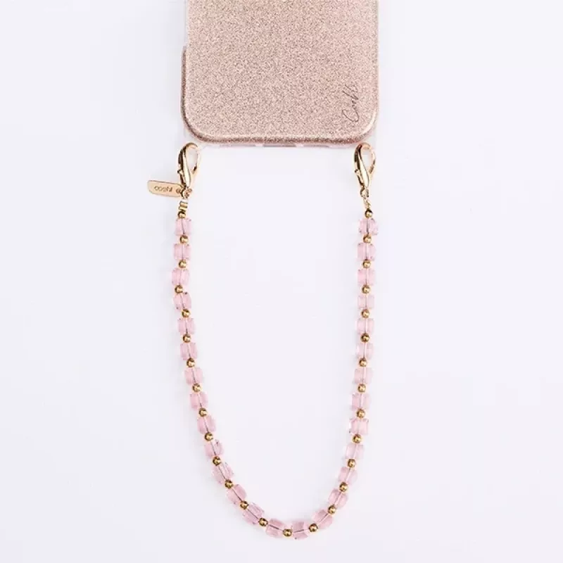 UNIQ Coehl Candy Gem Handstrap Universal Phone Wrist Strap Pink Candy