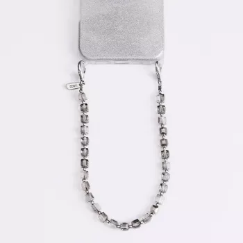 UNIQ Coehl Candy Gem Handstrap Silver Sparkling - Universal Phone Wrist Strap
