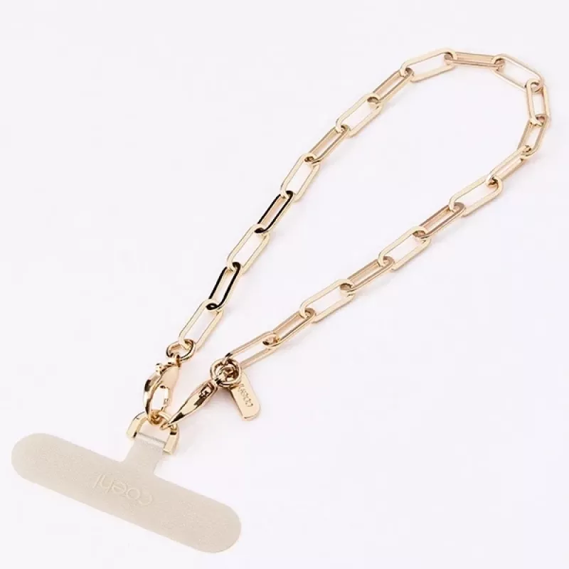UNIQ Coehl GoldiLocks Handstrap Universal Phone Hand Strap Champagne Gold