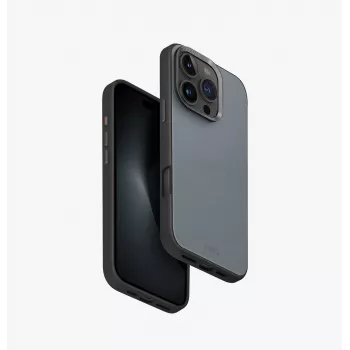 UNIQ Lyden DS MagClick Dėklas su Įkrovimu, Skirtas iPhone 16 Pro 6,3 colio, Išplauta Mėlyna-Juoda