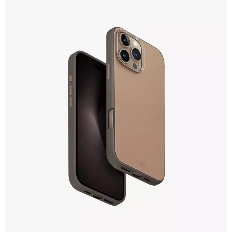 UNIQ Lyden DS Dėklas, skirtas iPhone 16 Pro Max 6.9 colio, su Magclick įkrovimu - Carmel/Ivory