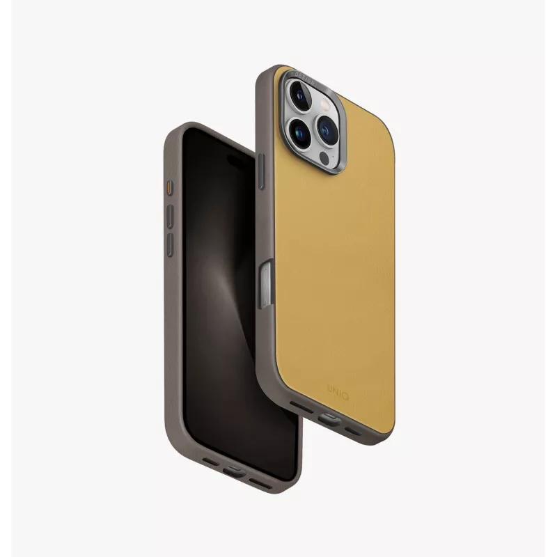 UNIQ Lyden DS Dėklas, skirtas iPhone 16 Pro Max 6.9 colio, su Magclick įkrovimu - Carmel/Ivory