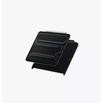 UNIQ Axel Folio Case for iPad Pro 11-inch M4 2024 / M5 2025, Black Ebony