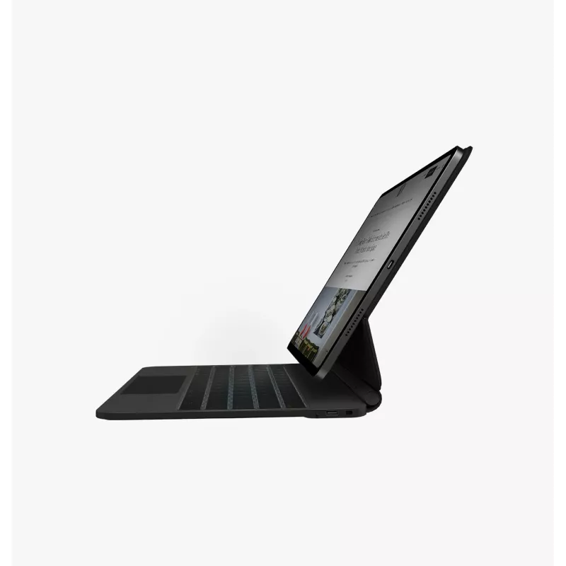 UNIQ Venno Pro Magnetinis išmanusis klaviatūros dėklas, skirtas iPad Pro 13 M4 2024 / M5 2025, juodas