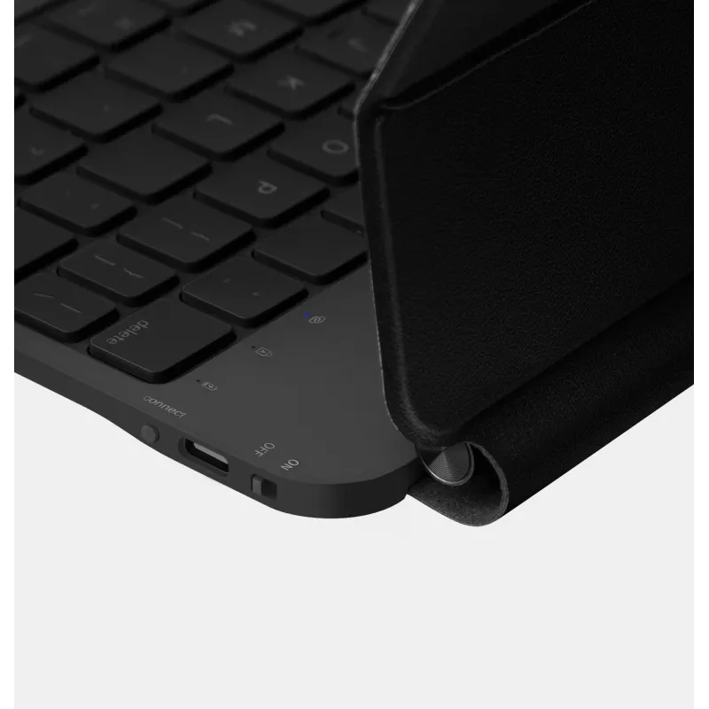 UNIQ Venno Pro Magnetinis išmanusis klaviatūros dėklas, skirtas iPad Pro 13 M4 2024 / M5 2025, juodas