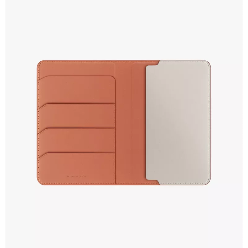 UNIQ Belmont RFID Passport Holder Grey/Yellow