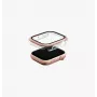UNIQ Voute Protective Case with Screen Protector for Apple Watch Series 10/11 46mm, Tempered Glass, Rose Gold