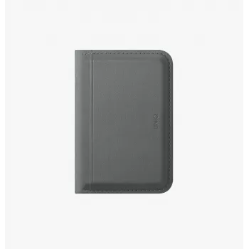 UNIQ Lyden DS Magnetinė RFID Piniginė su Telefono Stovu - Pilka