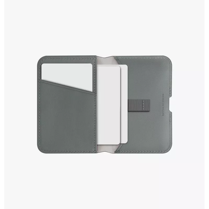 UNIQ Lyden DS Magnetinė RFID Piniginė su Telefono Stovu - Pilka