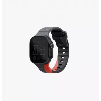 UNIQ Stride De Rubber Strap for Apple Watch 49/46/45/44mm Charcoal