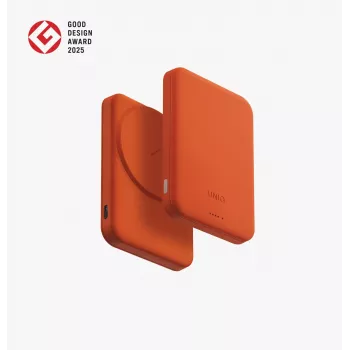 UNIQ Lyden Lexa Magnetic Power Bank 5000mAh PD USB-C MagSafe Geltona