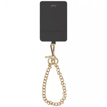 UNIQ Coehl Caryne 3-in-1 Universal Phone Lanyard su Kortelių Laikikliu - Juodmedis
