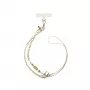 UNIQ Coehl Caryne 2-in-1 Universal Phone Lanyard System - Cream
