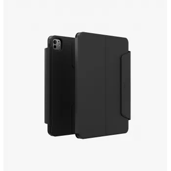UNIQ Rovus Snapmount Magnetic 360 Rotating Detachable Case for iPad Pro 13 M4 2024 / M5 2025, Black