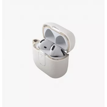 UNIQ Clyde Lock Case for Apple AirPods 4 - Smėlio spalvos