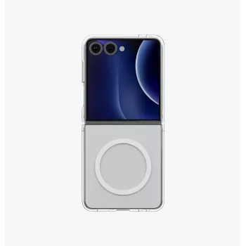 UNIQ LifePro Xtreme Dėklas, skirtas Samsung Galaxy Z Flip7, Magclick Įkrovimui, Skaidrus