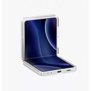 UNIQ LifePro Xtreme Dėklas, skirtas Samsung Galaxy Z Flip7, Magclick Įkrovimui, Skaidrus