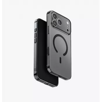 UNIQ Airsuit Dėklas, skirtas iPhone 17 Pro Max su Magclick įkrovimu, permatomas