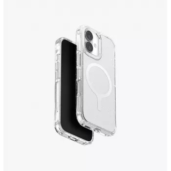 UNIQ LifePro Xtreme MagClick apsauginis dėklas, skirtas iPhone 15 Pro Max, skaidrus su blizgučiais