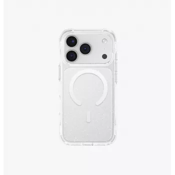 UNIQ LifePro Xtreme Dėklas iPhone 15 Pro Max, MagClick Įkrovimas, Skaidrus su Blizgučiais