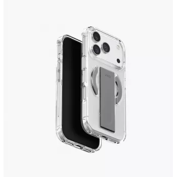 UNIQ Heldro Air Magclick Dėklas su Įkrovimu, skirtas iPhone 15 Pro Max, Oranžinis