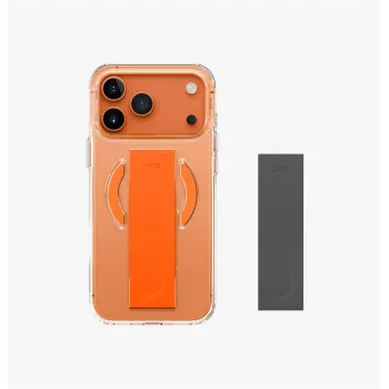 UNIQ Heldro Air Dėklas iPhone 17 Pro Max MagClick Įkrovimas Oranžinis