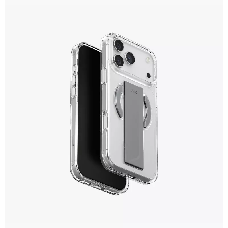 UNIQ Heldro Air Dėklas iPhone 17 Pro Max MagClick Įkrovimas Oranžinis